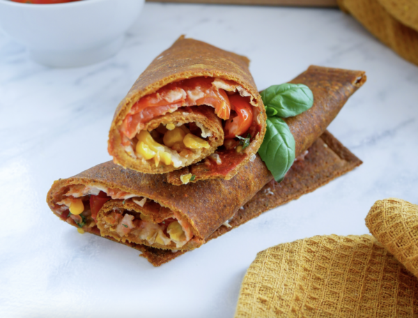 Zeleninová tortila oranžová 4ks bio 180g
