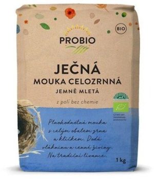 Múka jačmenná celozrnná jemne mletá 1kg BIO