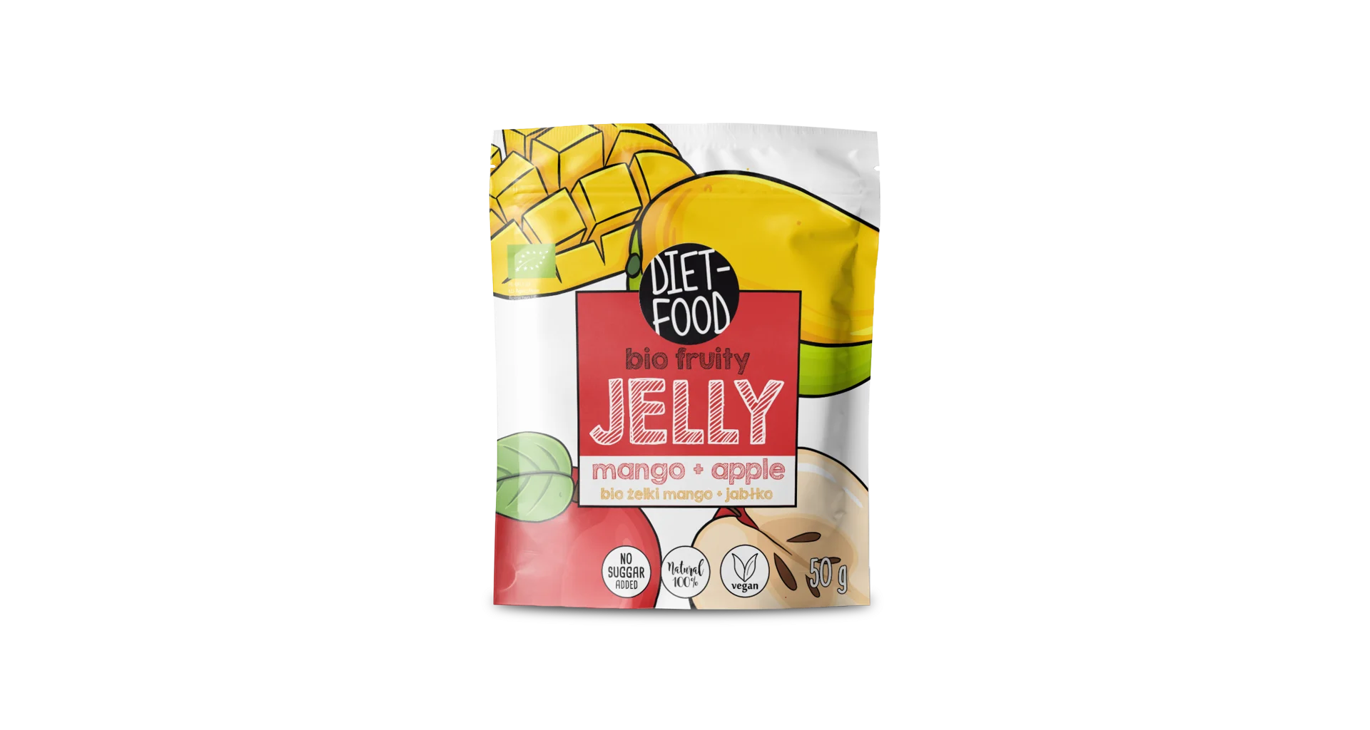 Diet food Fruity jelly Mango a jablko 50g