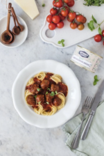 Vegan guľky v rajčinovej omáčke 400g