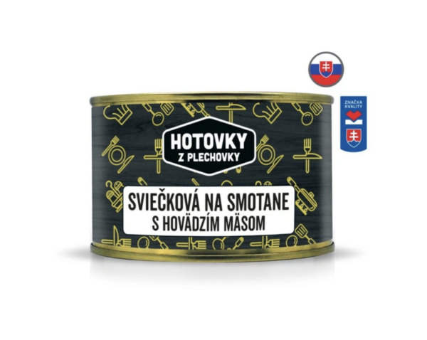 Sviečková na smotane s hovädzím mäsom 400g