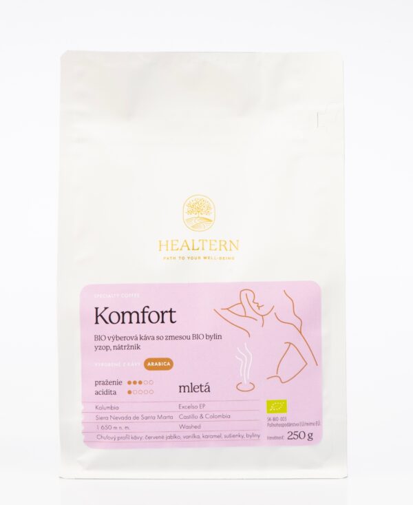 Káva HEALTERN komfort 75g BIO mletá