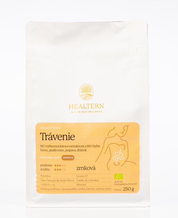 Káva HEALTERN trávenie 250g BIO mletá