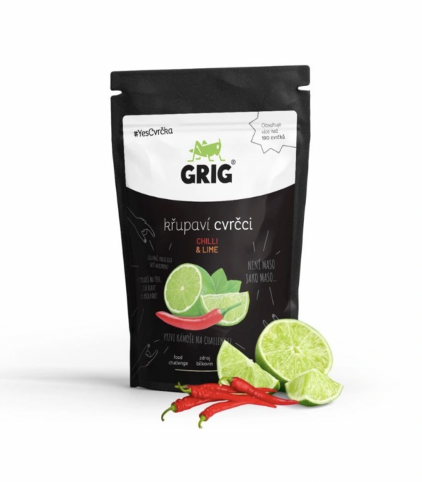 Cvrčky chrumkavé - Chili a Lime 20g