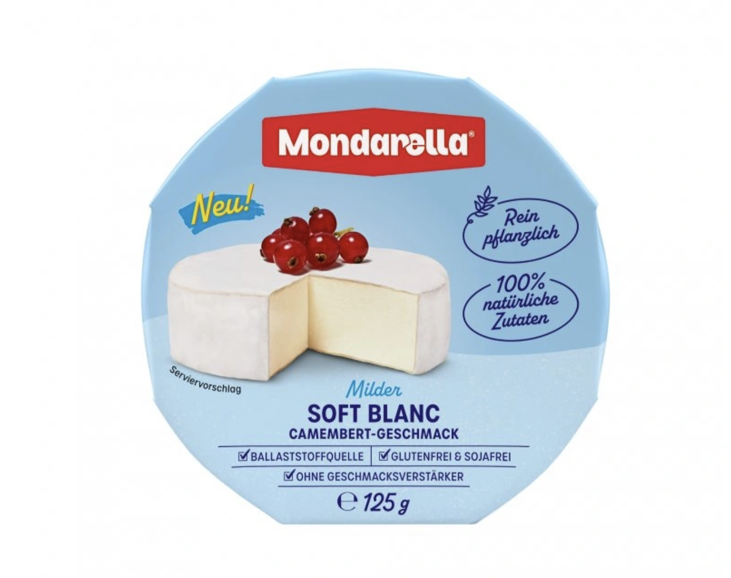 Mondarella Soft Blanc - alternatíva Camembertu 125g