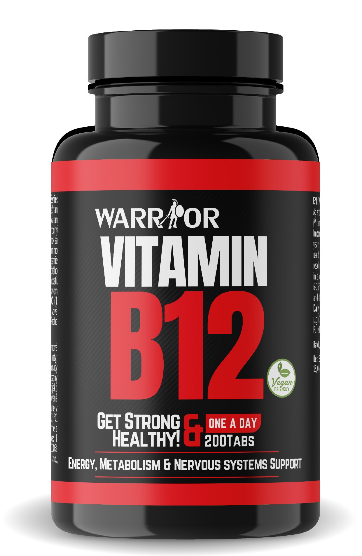 Vitamín B12 200 tab. Warrior