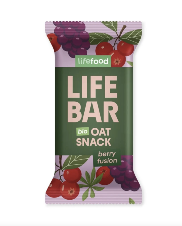 Tyčinka Lifebar Oat snack ovocný 40g BIO lifefood