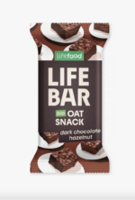 Tyčinka Lifebar Oat snack s kešu a kúskami čokolády 40g BIO lifefood