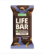 Tyčinka Lifebar Oat snack proteínová čokoládová 40g BIO lifefood