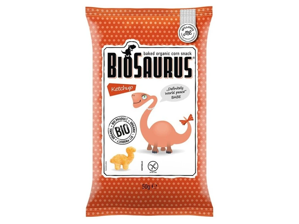 Biosaurus kečup Babe bezgluténové BIO 50g
