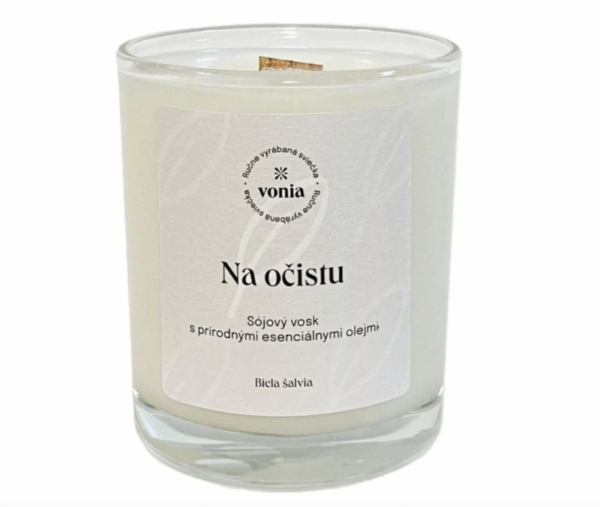 Sójová sviečka Na očistu 120g Vonia