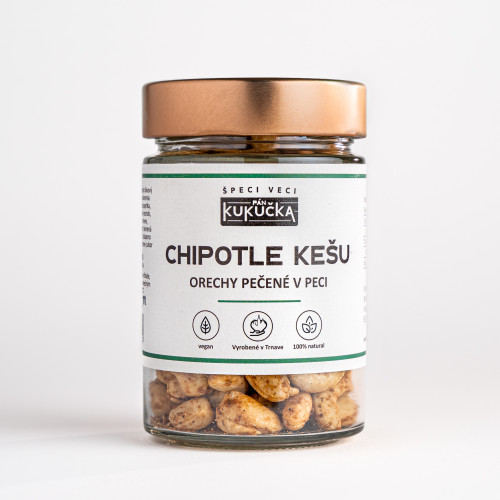 Chipotle kešu orechy 160g Pán Kukučka