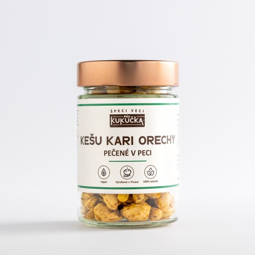 Kešu orechy kari 160g Pán Kukučka