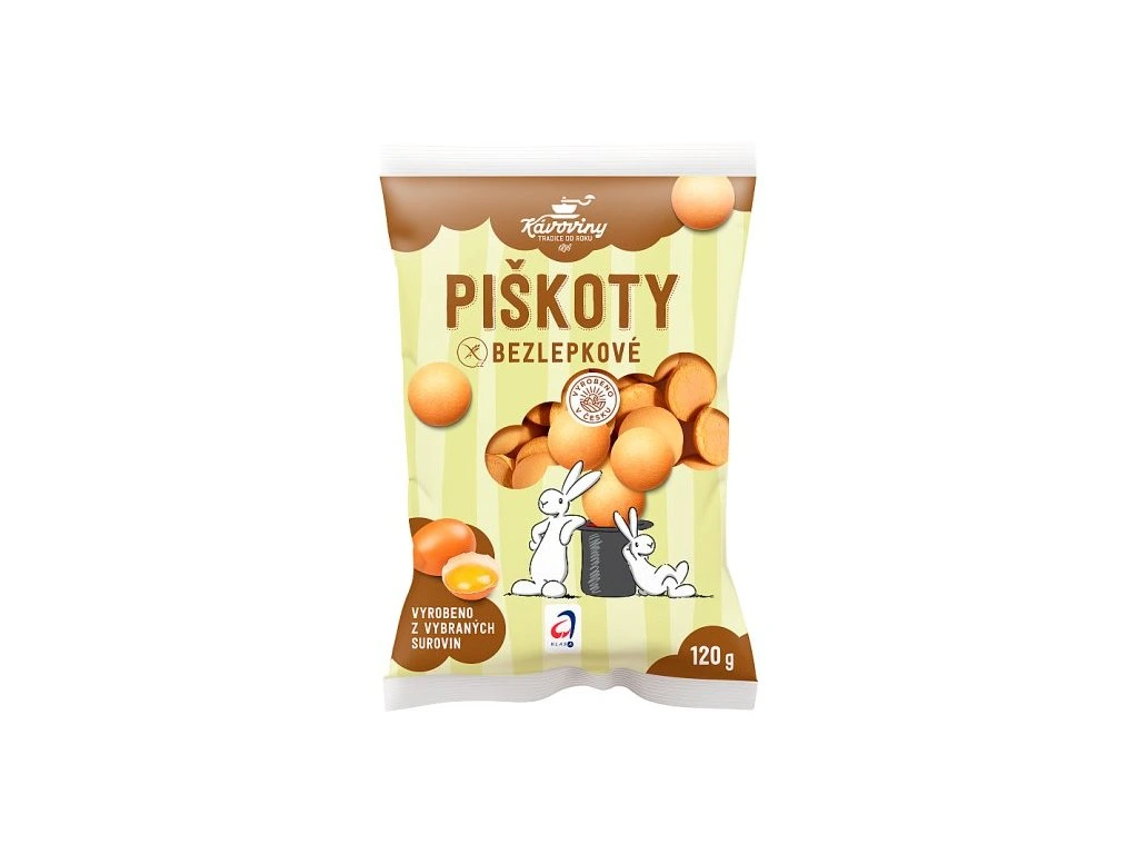Piškóty bezgluténové 120g