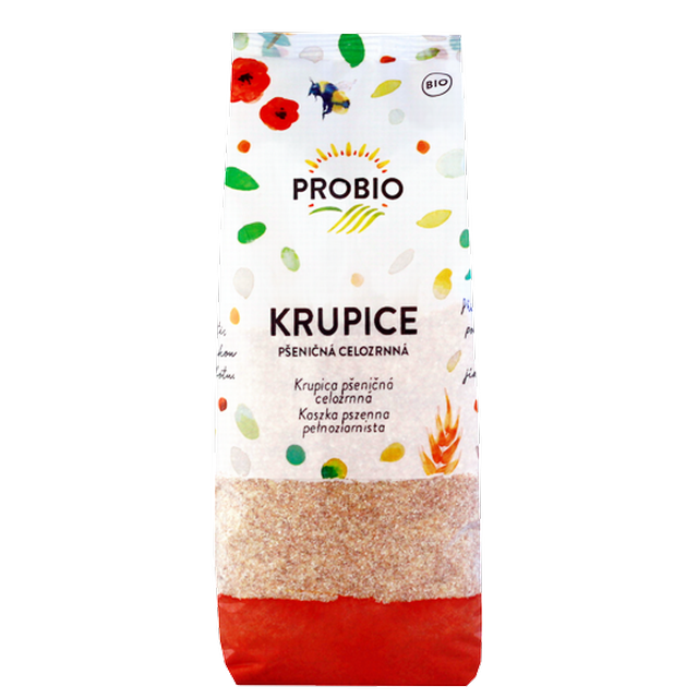 Krupica pšeničná celozrnná PROBIO 400g BIO