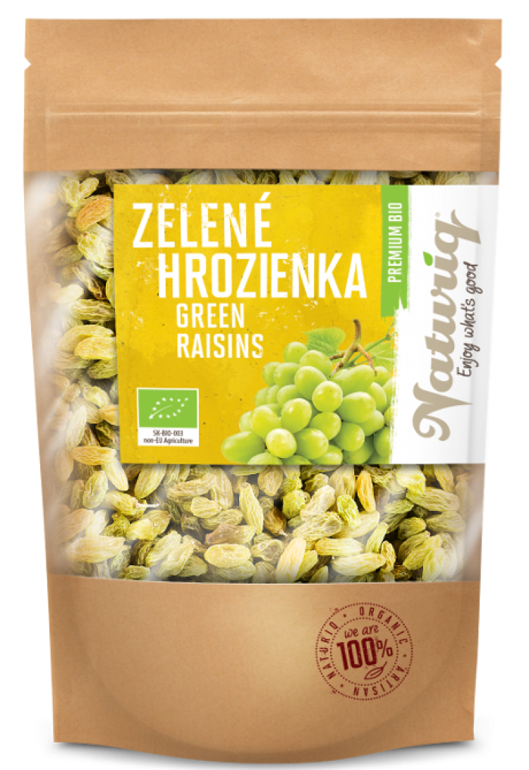 Hrozienka zelené prémium BIO RAW 125g