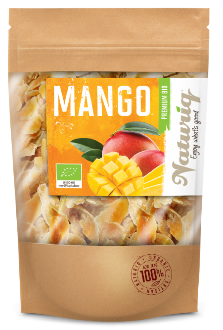 Mango sušené kúsky premium BIO RAW 100g