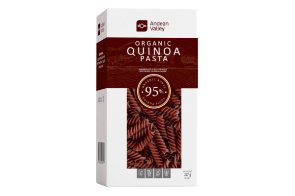 Cestoviny z Royal quinoy červenj BIO Andean Valley 227g