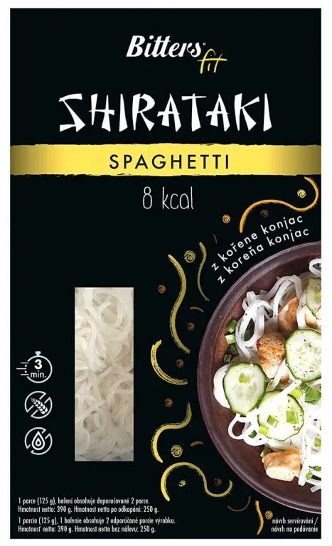 Shirataki Špagety Bitters 200g