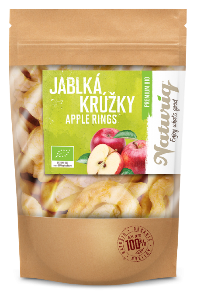 Krúžky Jablká premium BIO 100g