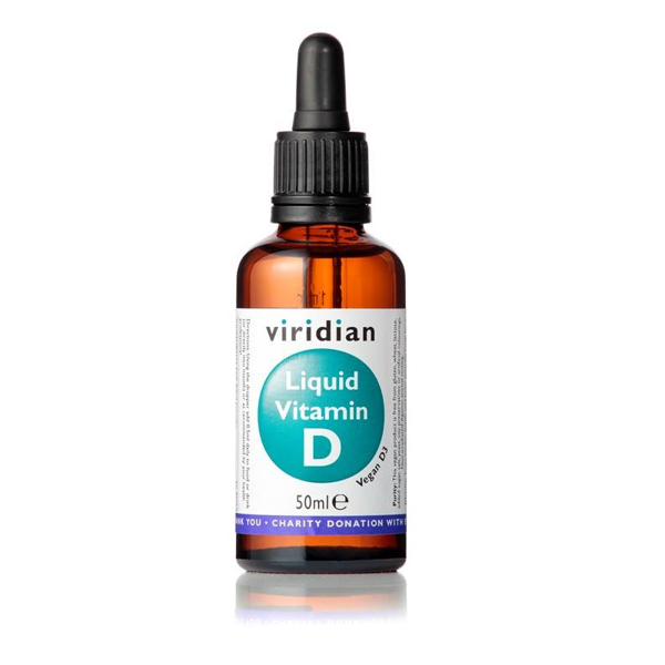 Vitamín D3 tekutý 2 000 IU 50ml Viridian