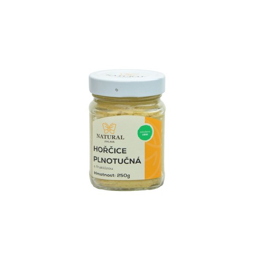 Horčica plnotučná s fruktózou 250g