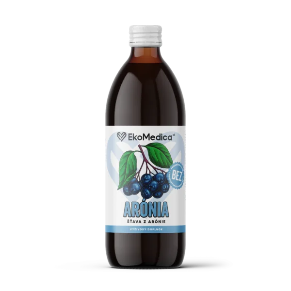 Šťava arónia 100% EkoMedica SK 500ml