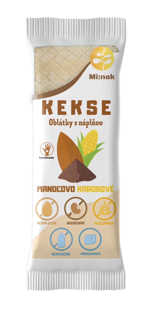 KEKSE mandľovo karobové 35g