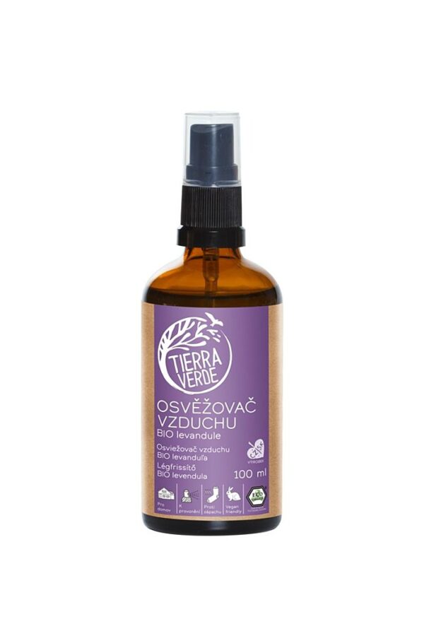 Osviežovač vzduchu - BIO levanduľa 100ml fľaštička