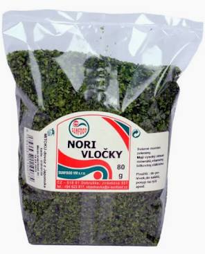 Nori vločky 80g sunfood - sušená morská zelenina