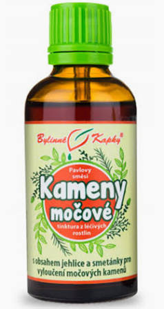 Močové kamene kvapky tinktúra 50ml