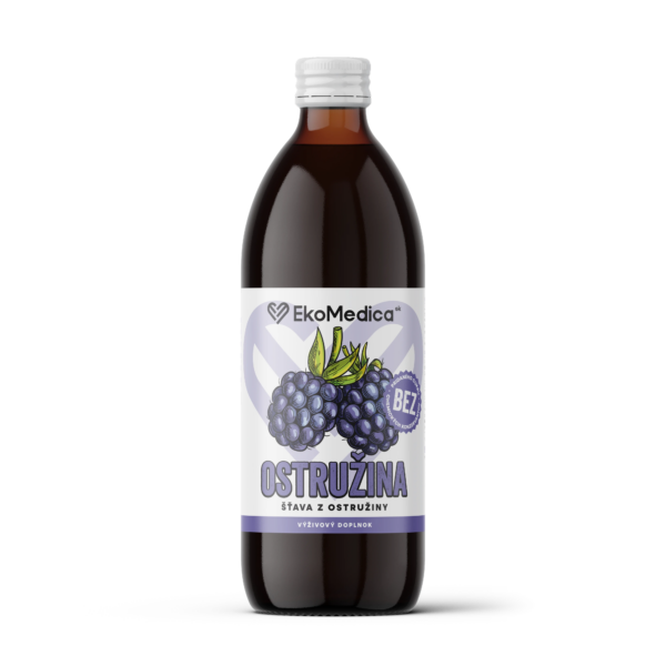 Šťava z černíc ostružina 100% 500ml