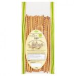 Tyčinky jemné špaldové celozrnné s posypom soli BIO 150 g Naturalis