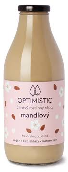 Mandľový nápoj s ďatľovým sirupom 750 ml OPTIMISTIC