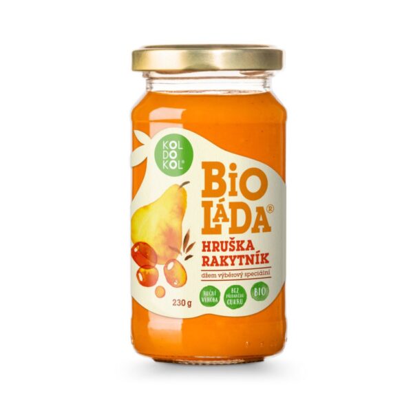 Bioláda nátierka ovocná rakytník a hruška 230g BIO