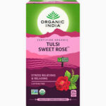 Tulsi Sladká ruža, porciovaný čaj 25 vreciek 40 g Organic India Altevita