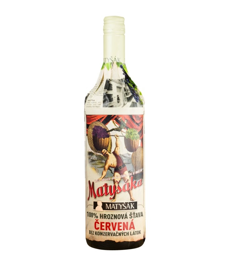 Matyšák- Hroznová šťava červená 100%     0,75l