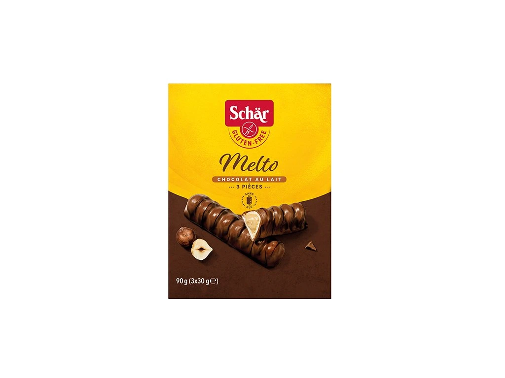 Trubičky čokoládové plnené Melto (3x30g) 90g