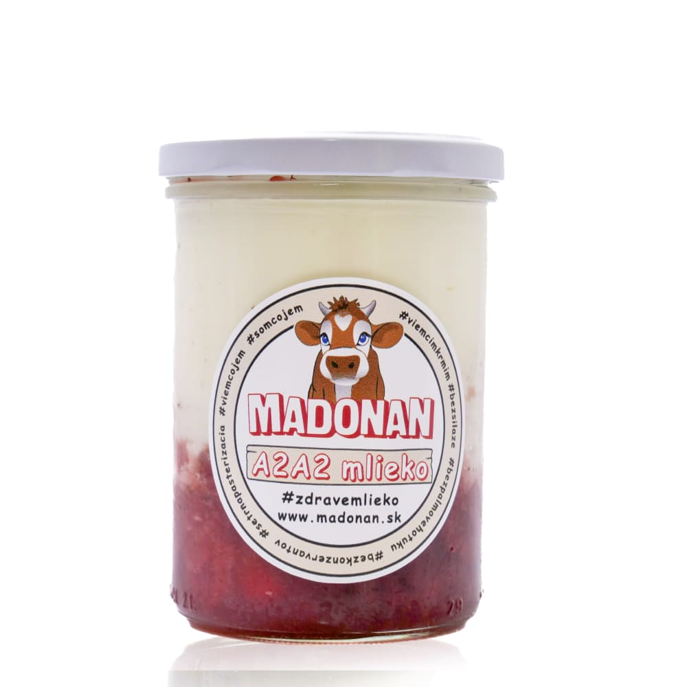 Jogurt jahodový 390 g MADONAN