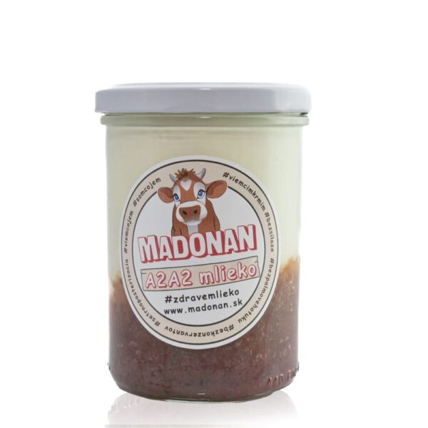 Jogurt slivka škorica 390 g l MADONAN