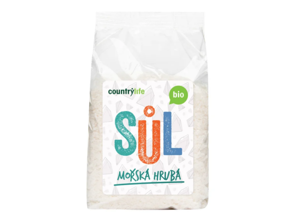 Soľ morská hrubá 1 kg BIO Country Life